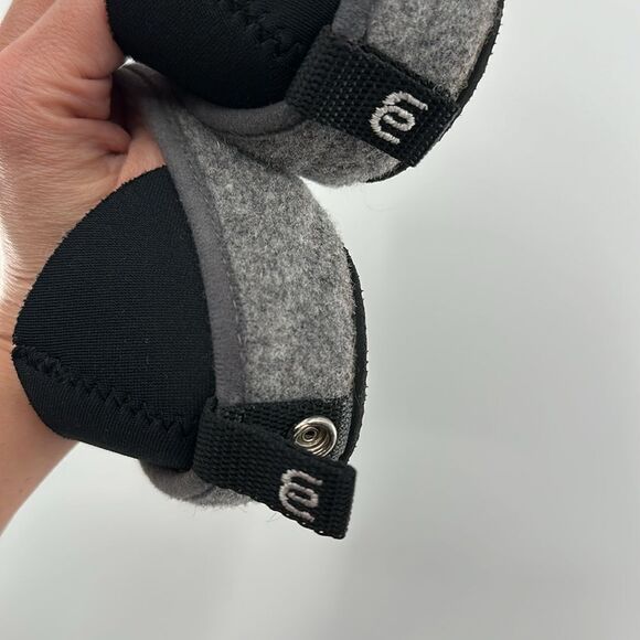 Mahabis Classic Wool Lined Gray Indoor/Outdoor Slipper - Picture 6 of 7